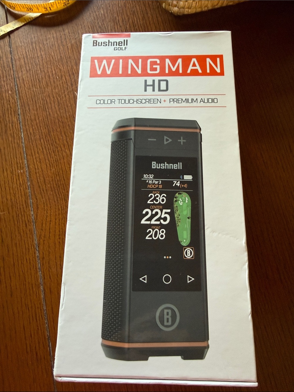 Bushnell Wingman HD Portable Speaker - Black with Orange Accents